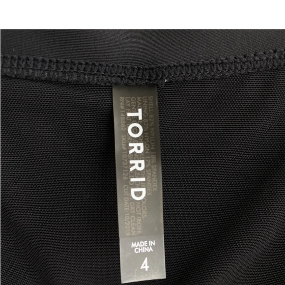 New! Torrid sz 4 Sexy Lattice SwimSuit 4X 3X Swim - Picture 5 of 15